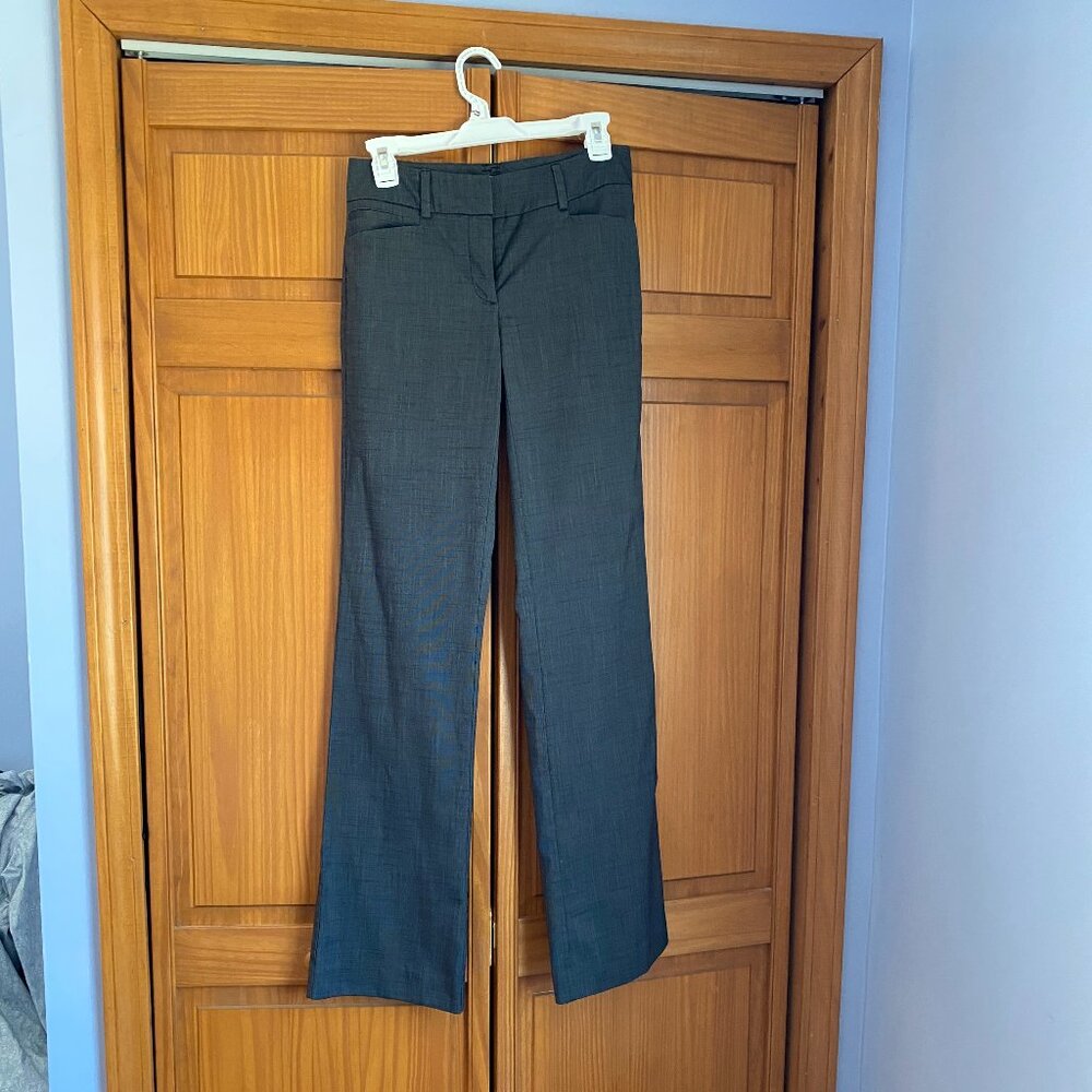 New York & Company Mid-Rise Trousers Gray SIZE 0 TALL